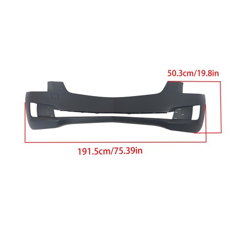 DURAFORCE Plastic Front Bumper Cover Without Sensor Holes For Cadillac ATS 2015-2018