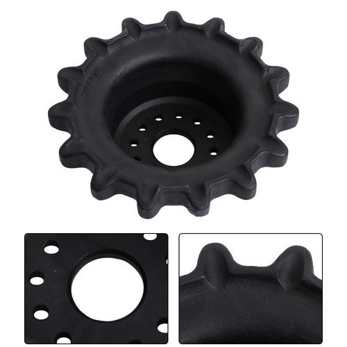 DURAFORCE Fits Bobcat T180 T190 7166679 New Late Style Drive Sprocket 12 Bolt - 5 3/4 "