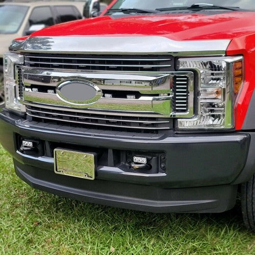 Chrome Grille Overlay Grill Covers For Ford F250 F350 F450 F550 XL 2017-2019