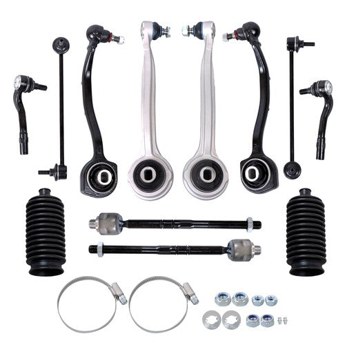 DURAFORCE 12Pcs Suspension Control Arm Kit Sway Bar For Mercedes Benz C240 C320 2001-2005