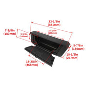 DURAFORCE Tail Storage Box For Kawasaki 2020-2025 Teryx KRX & KRX4 1000 Rear Cargo Guard