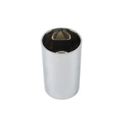 DURAFORCE Semi Truck 33mm Chrome Wheel Axle Covers w/ Hub Caps Lug Nuts