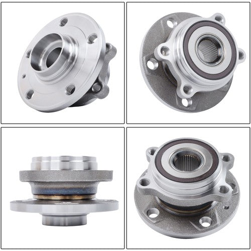 DURAFORCE 4pcs Front Rear Wheel Bearing Hub FWD For Volkswagen Passat Jetta Tiguan Audi TT