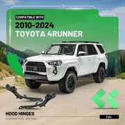 DURAFORCE Hood Hinge Kit Fits 2010-2024 Toyota 4Runner 2pcs Driver & Passenger Side