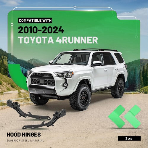 DURAFORCE Hood Hinge Kit Fits 2010-2024 Toyota 4Runner 2pcs Driver & Passenger Side