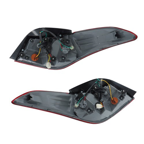 DURAFORCE Halogen Outer Tail Lights For Hyundai Elantra 2011 2012 2013 Left+Right Black