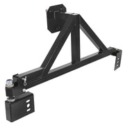DURAFORCE Black Spare Tire Carrier For 2003-2009 HUMMER H2 Rack w/ Drop-down Option Rear