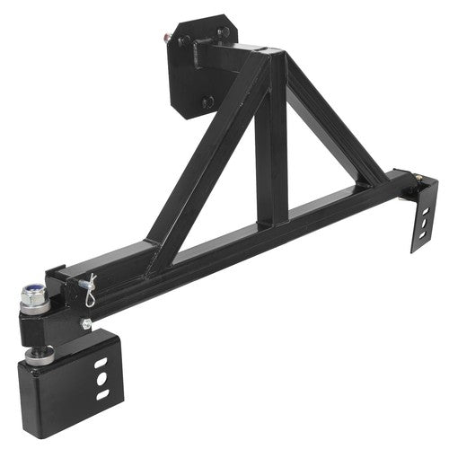 DURAFORCE Black Spare Tire Carrier For 2003-2009 HUMMER H2 Rack w/ Drop-down Option Rear