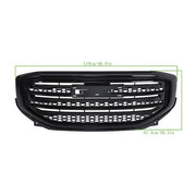 DURAFORCE Suitable For GMC Acadia 2017-2019 Front Bumper Upper Grille Plastic Gloss Black