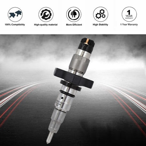 DURAFORCE Diesel Fuel Injector Fit For 04-09 Dodge Ram 5.9L #0445120208