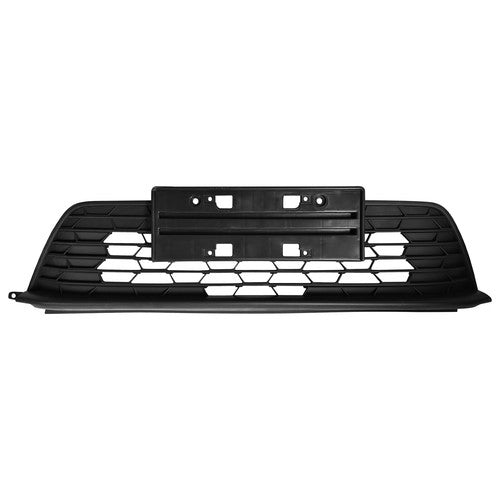DURAFORCE Front Bumper Black Mesh Low Grill W/License Plate Bracket For 22-23 Honda Civic