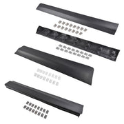 DURAFORCE 4Pcs Front Rear Lower LH & RH Door Trim Molding Black for Cadillac XT5 2017-2025