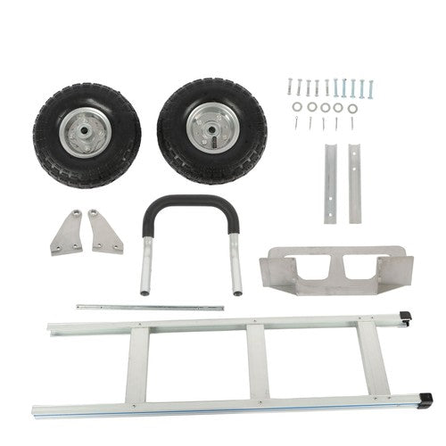 DURAFORCE Aluminum 500Lbs Hand Truck Trolley Dolly 14"×7-1/2" Diecast Nose Plate