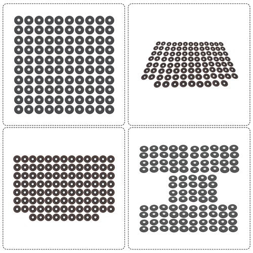 DURAFORCE 100Pack T29 Premium Zirconia Flap Disc Sanding Grinding US 4-1/2"×7/8'' 40 Grit