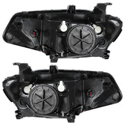 DURAFORCE Black For Chevy Malibu 2016 2017 2018 Headlight Assembly Halogen Left+Right Side