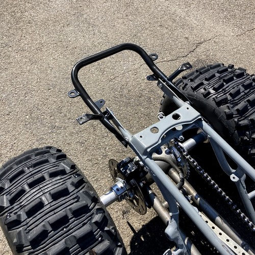 DURAFORCE Black Rear Grab Bar Bumper Grab Bar For 1987 1988 1989-2006 Yamaha Banshee 350
