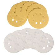 DURAFORCE 100 Pack 5 Inch 8-Hole 100 Grit Hook-and-Loop Sanding Disc Sander Paper