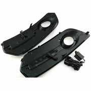 DURAFORCE LED DRL Fog Lights Bezel Cover Lamp w/Wire harness switch For 2009-2012 Audi Q5