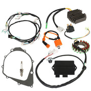 DURAFORCE Wire Harness Ignition Coil CDI Stator & Gasket For Yamaha Warrior 350 YFM350X