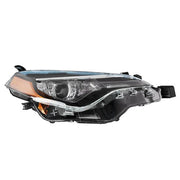 DURAFORCE For Toyota Corolla L LE Eco 2017-2019 Headlight Replacement Halogen Clear Lens R