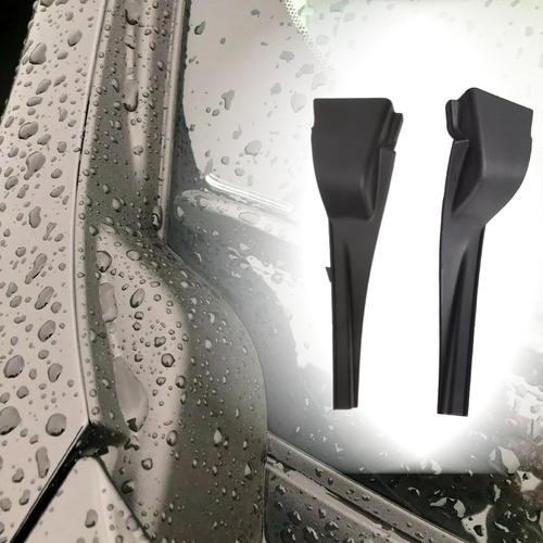 DURAFORCE Windshield Wiper Cowl Extension Trim Pair for 2015-2024 for Nissan Murano Black