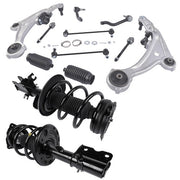 DURAFORCE 12x Front Struts w/ Spring Lower Control Arms Tierod For Nissan Altima 2007-2012