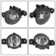 DURAFORCE Left+Right Bumper Fit For Nissan Altima 2007-2017 Fog Lights Assembly Clear Lens