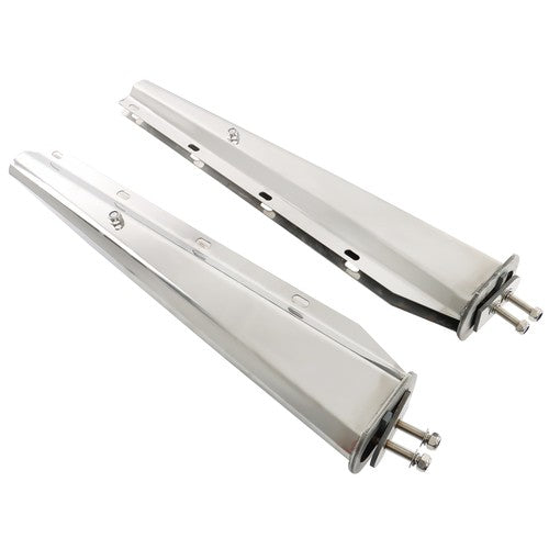 DURAFORCE Stainless Steel 1 1/8 Bolt Tapered For Semi Truck 30" Straight Mud Flap HangerUS