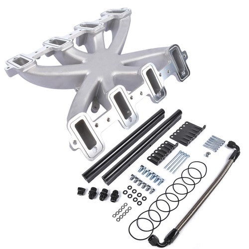 DURAFORCE Single-Plane EFI Intake Manifold w/ Fuel Rails 300-137 For GM Gen LS1 LS2 LS6