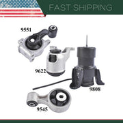 DURAFORCE 4PCS Motor Mount Torque Strut Mount for Nissan Altima 2007-12 Maxima 3.5L 09-14