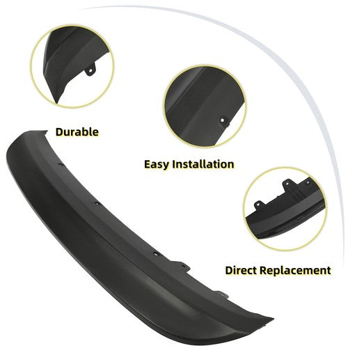 DURAFORCE Lower Rear Bumper Valance Cover Korea Built Vehicle For Hyundai Elantra 2014-16