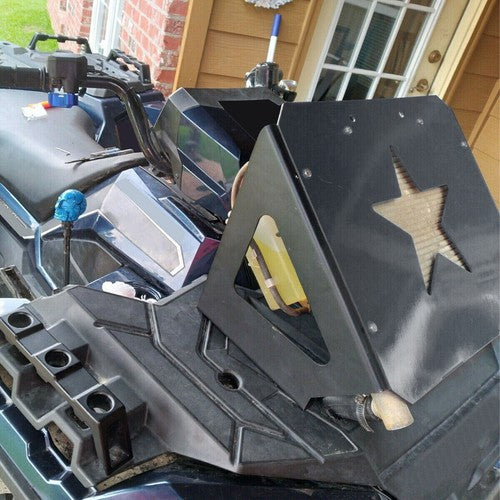 DURAFORCE For Polaris Sportsman 400 450 500 570 Radiator Relocation Kit Bracket All Years