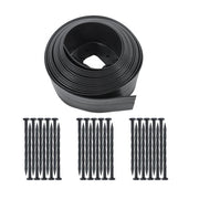 DURAFORCE 1 Set No-Dig Garden Edge Lawn Border L-shaped Landscape Edging Border Kit 33 FT