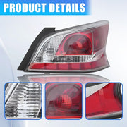 DURAFORCE Pair Tail Lights Brake Lamp LH RH For 2013 2014 2015 Nissan Altima Sedan 4Dr