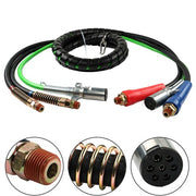 DURAFORCE Wrap Set Air Line Hose Assemblies 12ft 3 in 1 with 2 Connectors & 4 Washers