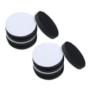 DURAFORCE 10 Pcs 3" Soft Foam Interface Sponge Pad for Random Orbital Sander - Hook & Loop