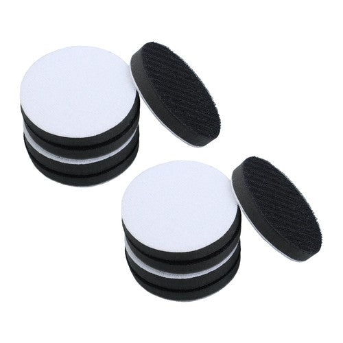 DURAFORCE 10 Pcs 3" Soft Foam Interface Sponge Pad for Random Orbital Sander - Hook & Loop