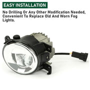 DURAFORCE Front Left Side Fog Light Bumper Mounted Lamp For Infiniti Q50 QX60 QX80 14-20