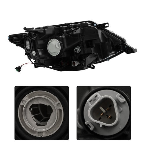 DURAFORCE Headlight Headlamps Assembly Fit For 2017-2019 Nissan Rogue LH Side Clear Lens