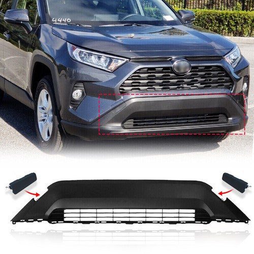 DURAFORCE For 2019-20224 Toyota RAV4 Front Bumper Lower Grille w/ Tow Hook Cover TO1036203