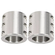 DURAFORCE Heavy Duty 2x 1.875" Inch OD Size Roll Cage Mounts Split Collar Tube Clamps