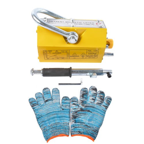 DURAFORCE 1000Kg / 2200 Lbs Permanent Lift Magnets for Hoist, Board, Lifting Plate Steel