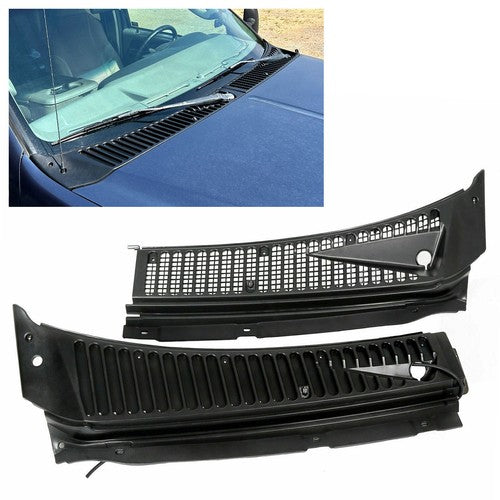 DURAFORCE Windshield Wiper Vent Cowl Screen Cover Grille Panel For Ford F250 F350 99 07