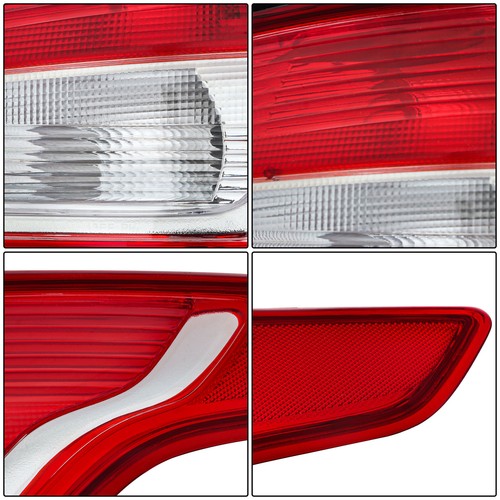 DURAFORCE 2pcs Left+Right Red Rear Tail Light Brake Lamp For Ford Escape 2013-2016 Halogen
