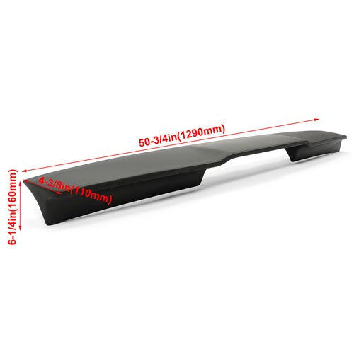 Painted Black Trunk Roof Spoiler Lip Wing for Ford F-150 F150 Gen 2 Raptor 15-20