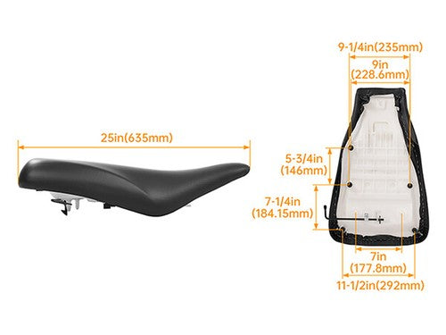 Replacement Complete Seat for Honda Rancher 350 TRX350FE FM TE TM 4x4 2000-2003