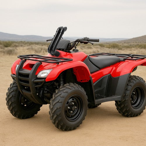 Twin Snorkel Stacks Snorkel Kit for Honda Rancher 420 TRX420 2007 2013 Plastic