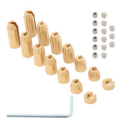 DURAFORCE Universal Motorcycle Reusable Brass Wheel Spoke Balance Weights Refill 14 PACK