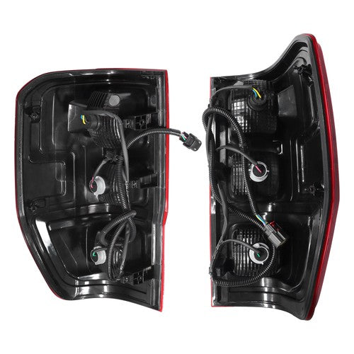 DURAFORCE Tail Light Left+Right Side Halogen Rear For Ford Ranger XL 2019 2020-2022 Chrome