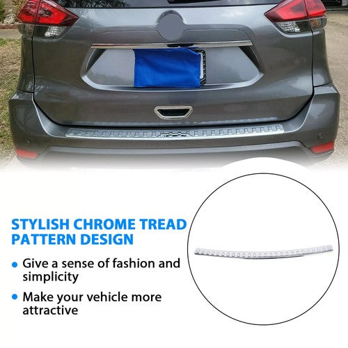 Chrome Rear Bumper Protector Cover Scratch for 2014-2020 Nissan Rogue